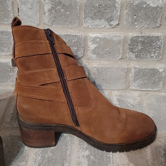 Foundry Co Boots Womens ankle size 8 brown Leather upper Vintage - Picture 6 of 12